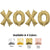 Xoxo - Anagram Letters Kit (air-fill Only) White Gold 16″ Balloons