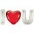 I (Heart) U - Megaloon Letters Kit 40" Foil