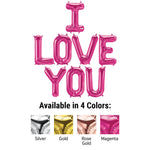 I Love You - Northstar Letters Kit (Air-Fill Only) 16" Foil