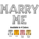 Marry Me - Anagram Letters Kit Rose Gold 34″ Balloons