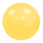 Mirror Matte Balloon - Pastel Yellow - FLAT 7" Foil Balloon