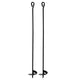 10″ Chrome Tent Stake Eye Hooks