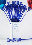 Premium Magic Balloon Wand-Blue (40 count)