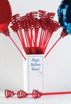 Premium Magic Balloon Wand-Red (40 count)