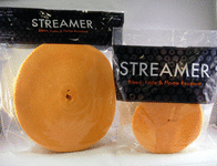 81' Crêpe Streamer - Peach