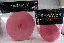 81' Crêpe Streamer - Pink