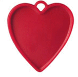 8G Red Heart-Shaped Weight (100 count)