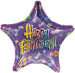 Birthday Tunes 18" Balloon