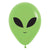 Alien Face 5″ Latex Balloons by Sempertex from Instaballoons