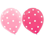 Pink Polka Dot Balloons 12″ Latex Balloon