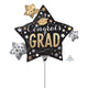 Satin Infused Grad Stars Mini Shape (air-fill Only) 12″ Balloon
