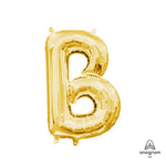 Letter B - Anagram - Gold (air-fill Only) 16″ Balloon