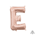 Letter E - Anagram - Rose Gold (air-fill Only) 16″ Balloon