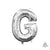 Letter G - Anagram - Silver (air-fill Only) 16″ Balloon