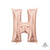 Letter H - Anagram - Rose Gold (air-fill Only) 16″ Balloon