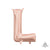 Letter L - Anagram - Rose Gold (air-fill Only) 16″ Balloon