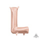 Rose Gold Letter L 16″ Balloon
