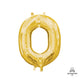 Letter O - Anagram - Gold (air-fill Only) 16″ Balloon
