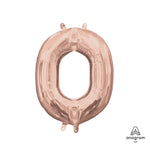 Letter O - Anagram - Rose Gold (air-fill Only) 16″ Balloon