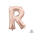 Letter R - Anagram - Rose Gold (air-fill Only) 16″ Balloon
