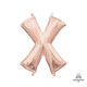 Rose Gold Letter X 16″ Balloon