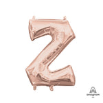Letter Z - Anagram - Rose Gold (air-fill Only) 16″ Balloon
