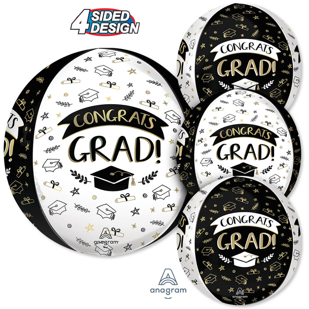 Sketched Grad Icons Orbz 16″ Balloon – instaballoons Wholesale