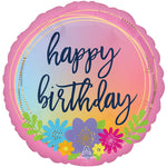Happy Birthday Bouquet 17″ Balloon