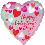 Happy Valentine's Day Pastel 17″ Balloon