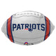 NFL New England Patriots Football Team Colors 17" Foil