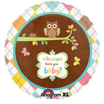 Whoooo Loves You Baby? Owl 17″ Balloon