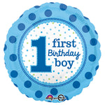 1st Birthday Boy 18″ Balloon