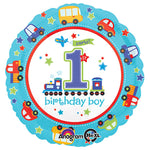 All Aboard Birthday 18″ Balloon