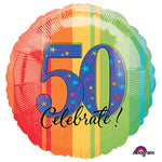 Celebrate 50 18″ Balloon