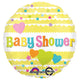Baby Shower Yellow 18″ Balloon