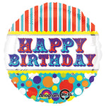 Big Top Happy Birthday 18″ Balloon