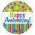 Bright Anniversary 18″ Balloon