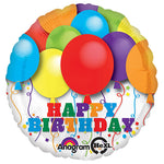 Bright Balloons Birthday 18″ Balloon