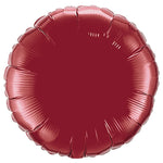 Burgundy Circle 18″ Balloon