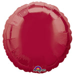 Circle - Metallic Burgundy 18″ Balloon