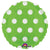 Circle - Dots Lime 18″ Balloon