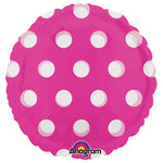 Circle - Dots Pink 18″ Balloon
