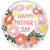 Clearz Happy Mother's Day Clear Blooms 18″ Balloon