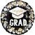 Congrats Grad Circles & Dots 18″ Balloon