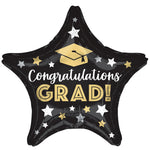 Congratulations Grad Stars 18″ Balloon