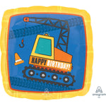 Construction Happy Birthday 18″ Balloon