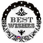 Damask & Dots Best Wishes 18″ Balloon