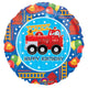 Fire Engine Fun Birthday 18″ Balloon