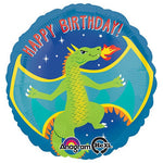 Happy Dragon Happy Birthday 18″ Balloon