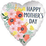 Happy Mother's Day Satin Blooms 18″ Balloon
